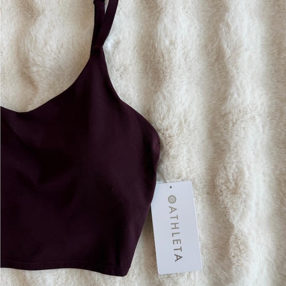 🆕 Athleta | Elation V-Neck Longline Bra - Size S. - Picture 3 of 8